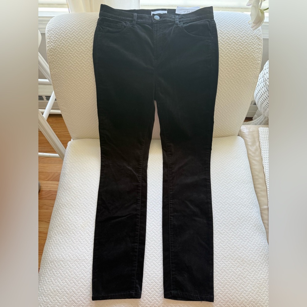 LOFT VELVET Black Jean Pants. NWT